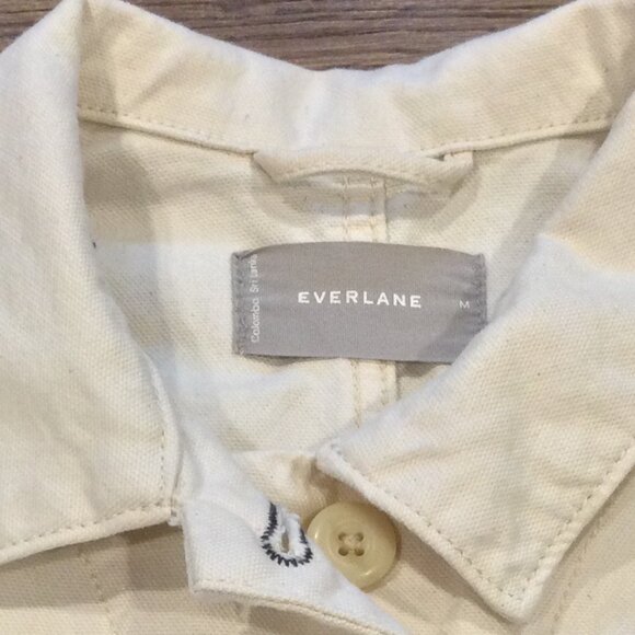 Women "Everlane" ivory denim jacket - Picture 6 of 9